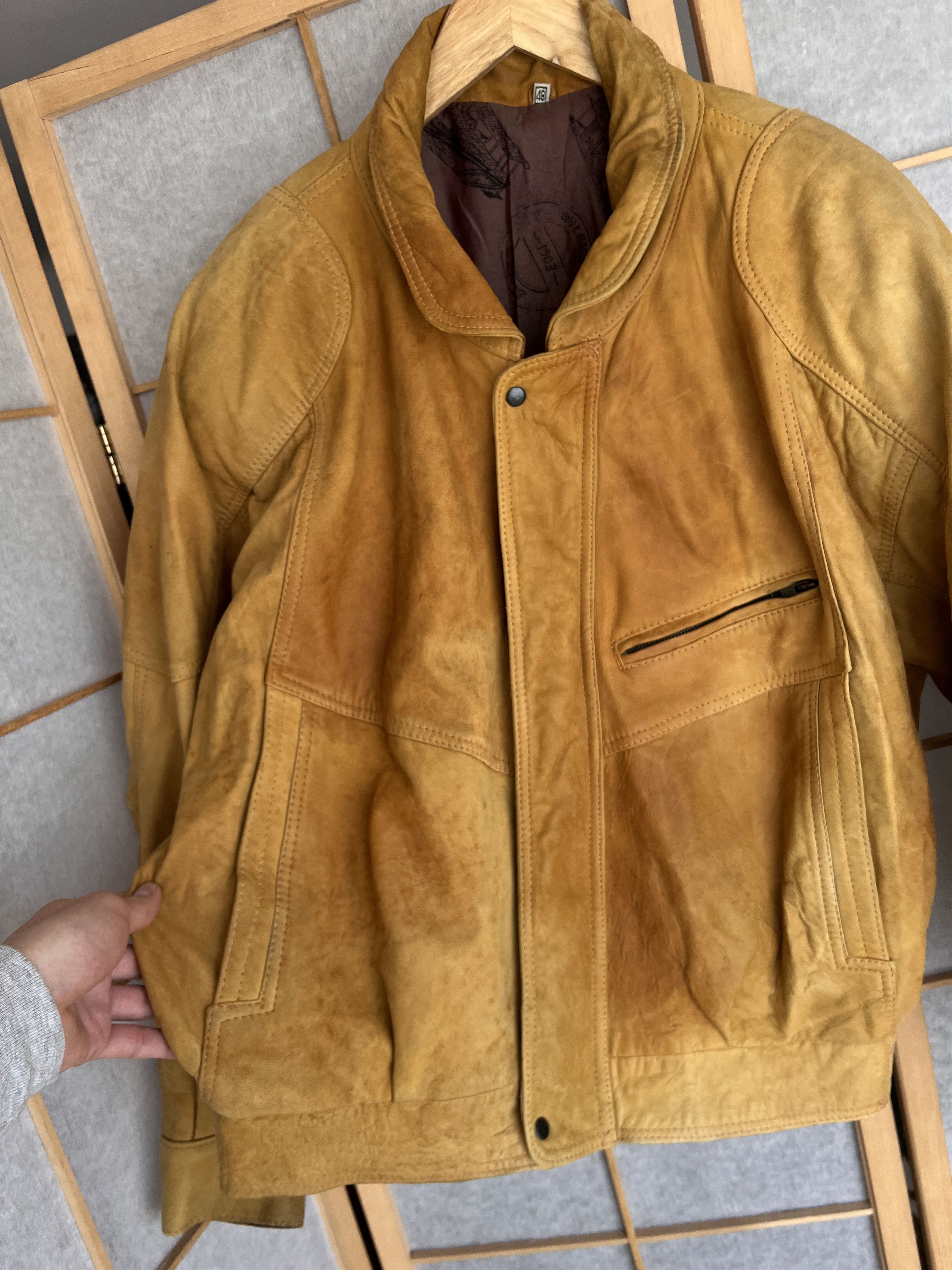 If Six Was Nine Vintage avant garde bomber leather jacket Vetements LGB vibe Size US M / EU 48-50 / 2 - 8 Thumbnail