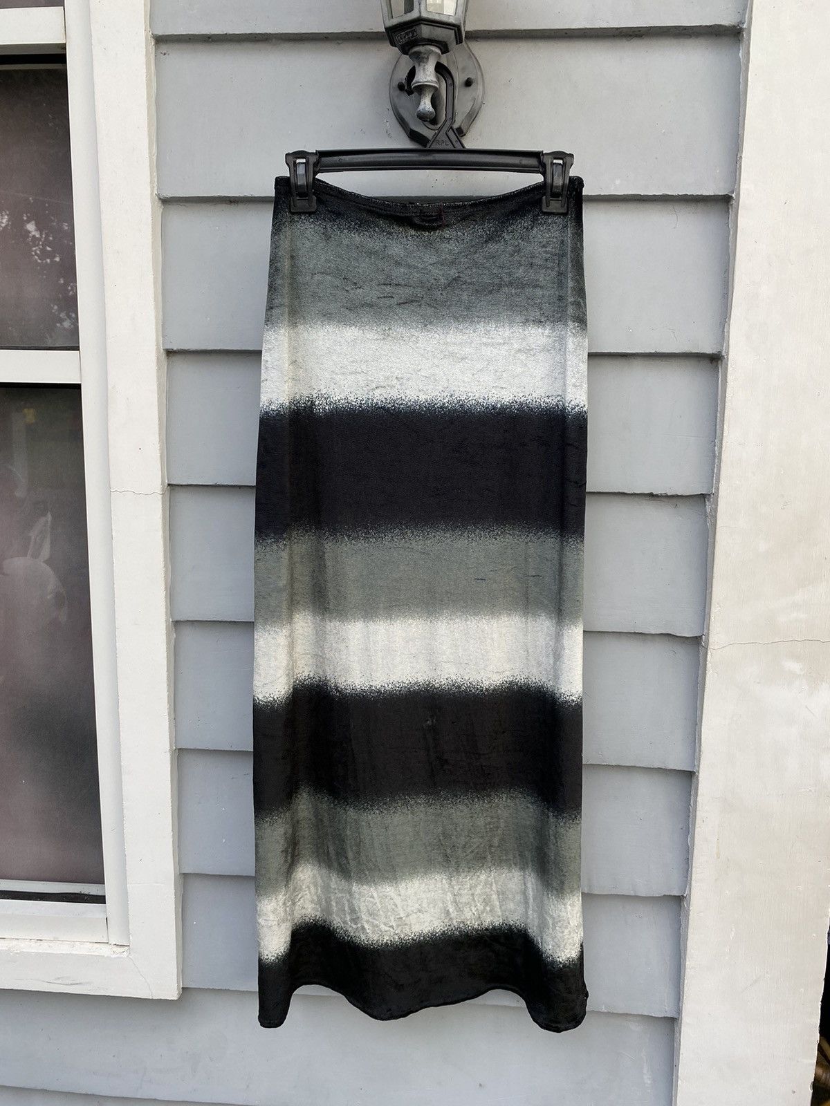 Vintage Morgan De Toi Made In France Y2k Stripe Stretchy Skirt Size 30" / US 8 / IT 44 - 8 Thumbnail