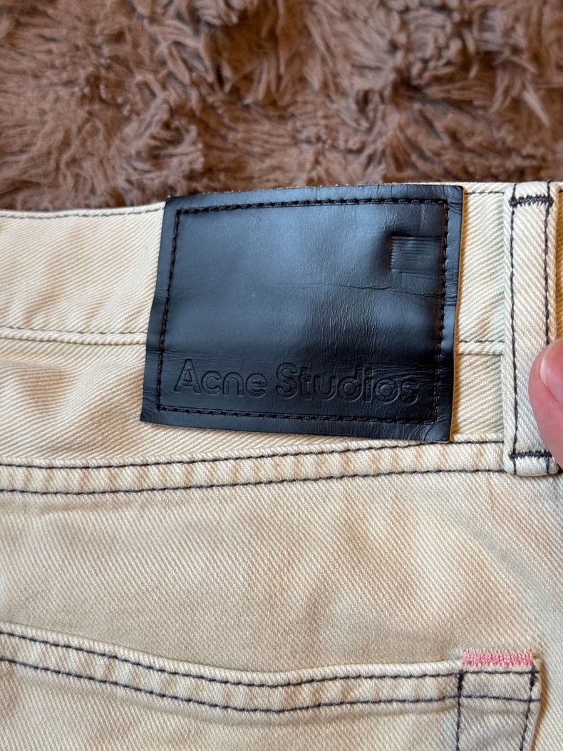 Acne Studios Acne Studios Light yellow splashed ink flared jeans Size US 28 / EU 44 - 3 Thumbnail