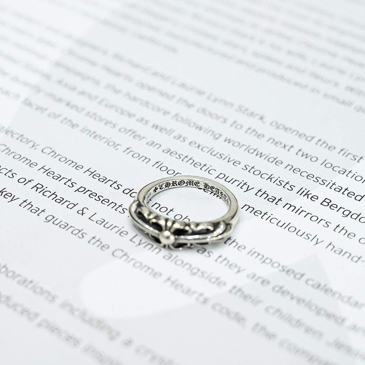 Chrome Hearts CHROME HEARTS BABY CLASSIC FLORAL RING SILVER Size ONE SIZE - 4 Thumbnail