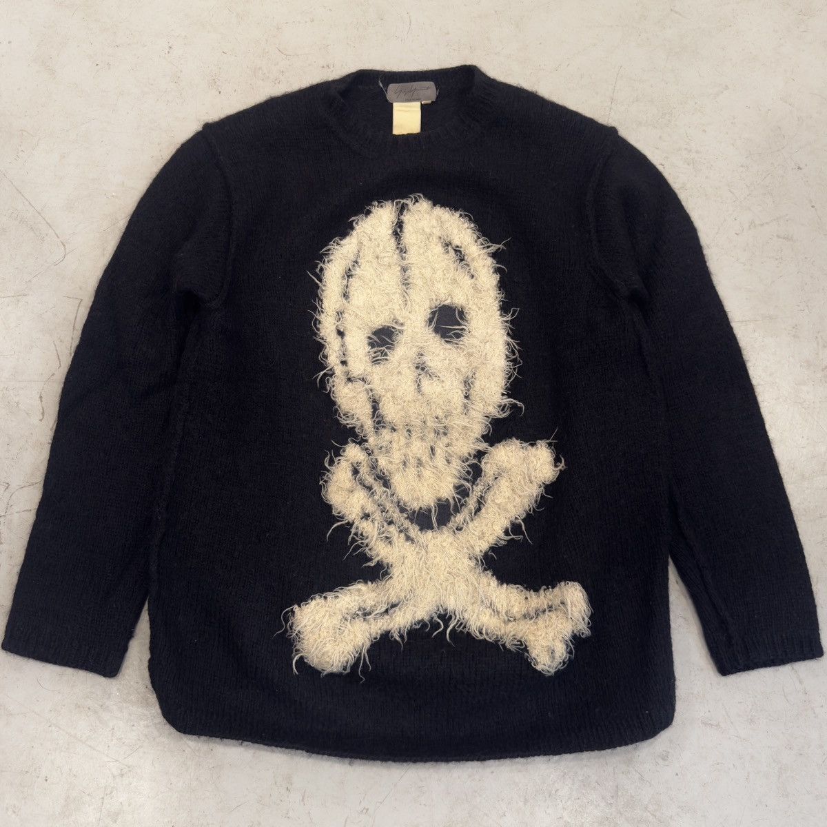 Yohji Yamamoto Yohji Yamamoto AW94 Skull Intarsia Mohair Knit M Size US M / EU 48-50 / 2 - 1 Thumbnail