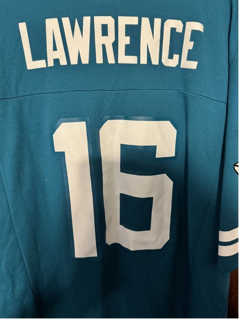 The Unbranded Brand Jacksonville Jaguars Teal Trevor Lawrence Jersey Men Size XL Size US XL / EU 56 / 4 - 5 Thumbnail