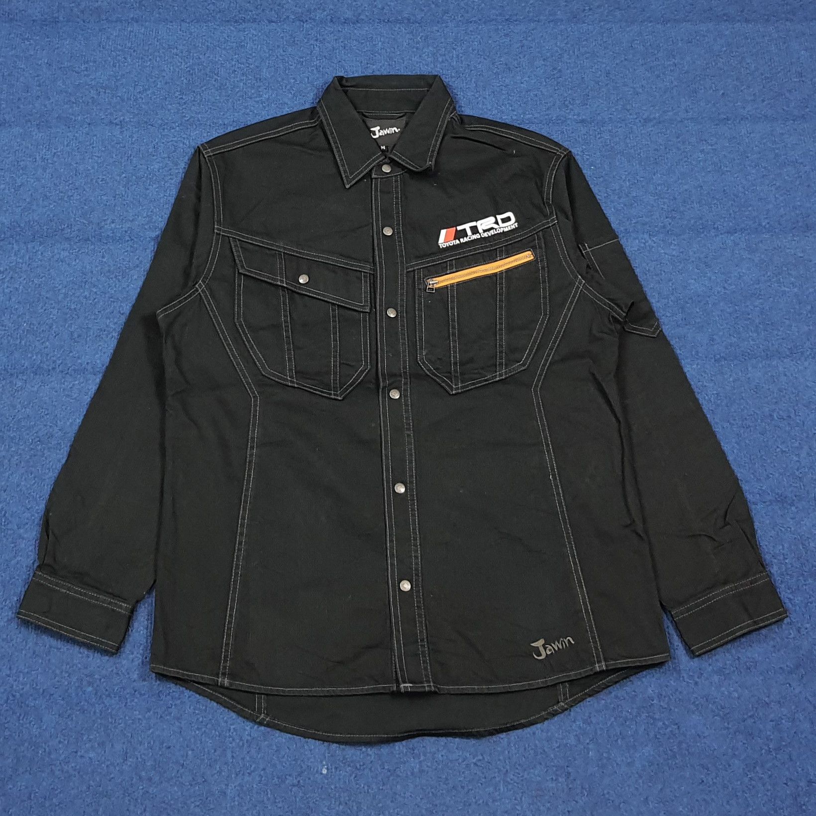 Japanese Brand Vintage TRD Toyota Motorsports Zipper Sweatshirt C287N3 Size US M / EU 48-50 / 2 - 3 Thumbnail