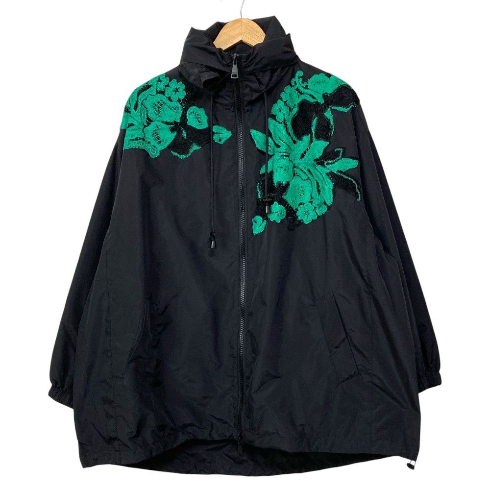 Other Other Ermanno Firenze Flower Embroidery Tafta Coat Textile Outerwear D44ED008APEY2 DUTY FREE for USA Size ONE SIZE - 1 Thumbnail