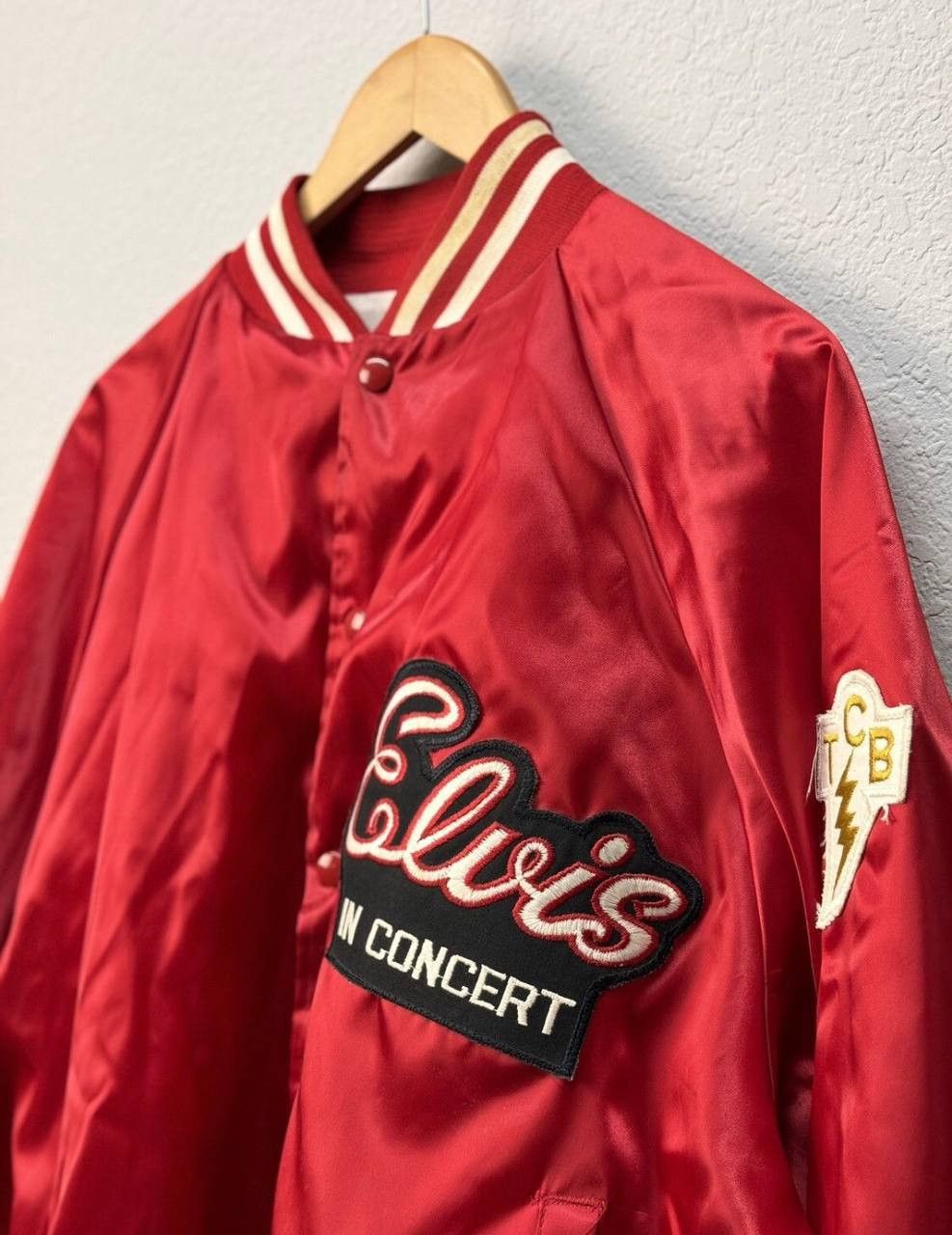 Japanese Brand × Vintage Vintage Elvis in Concert Satin Souvenir Jacket 1970s VTG Size US L / EU 52-54 / 3 - 3 Thumbnail