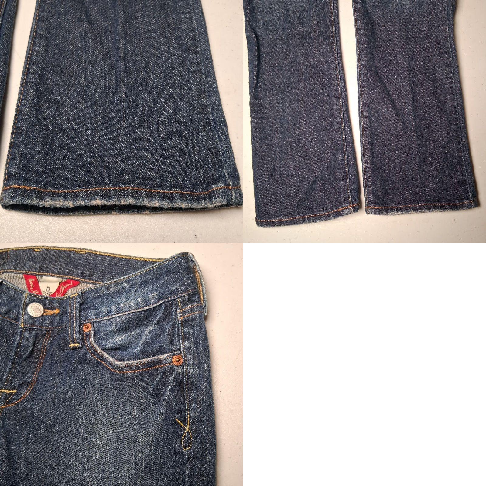 Lucky Brand Lucky Brand Jeans Lola Straight Short Blue Denim Slim Distressed Work Jeans Size 42" / US 20 - 11 Thumbnail