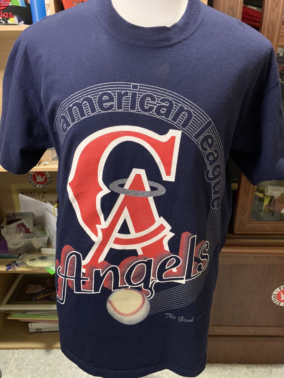 MLB Vintage 1991’s Trench USA California Angels shirt Size US L / EU 52-54 / 3 - 2 Thumbnail