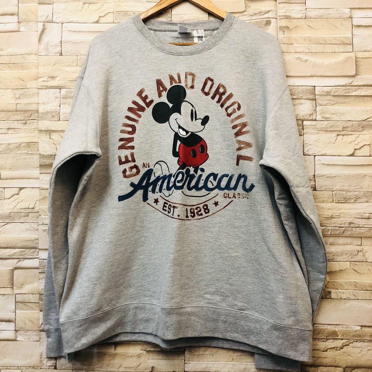 Vintage Disney Mickey’s Pullover Sweater Gray Size XL Unisex Size US XL / EU 56 / 4 - 2 Thumbnail