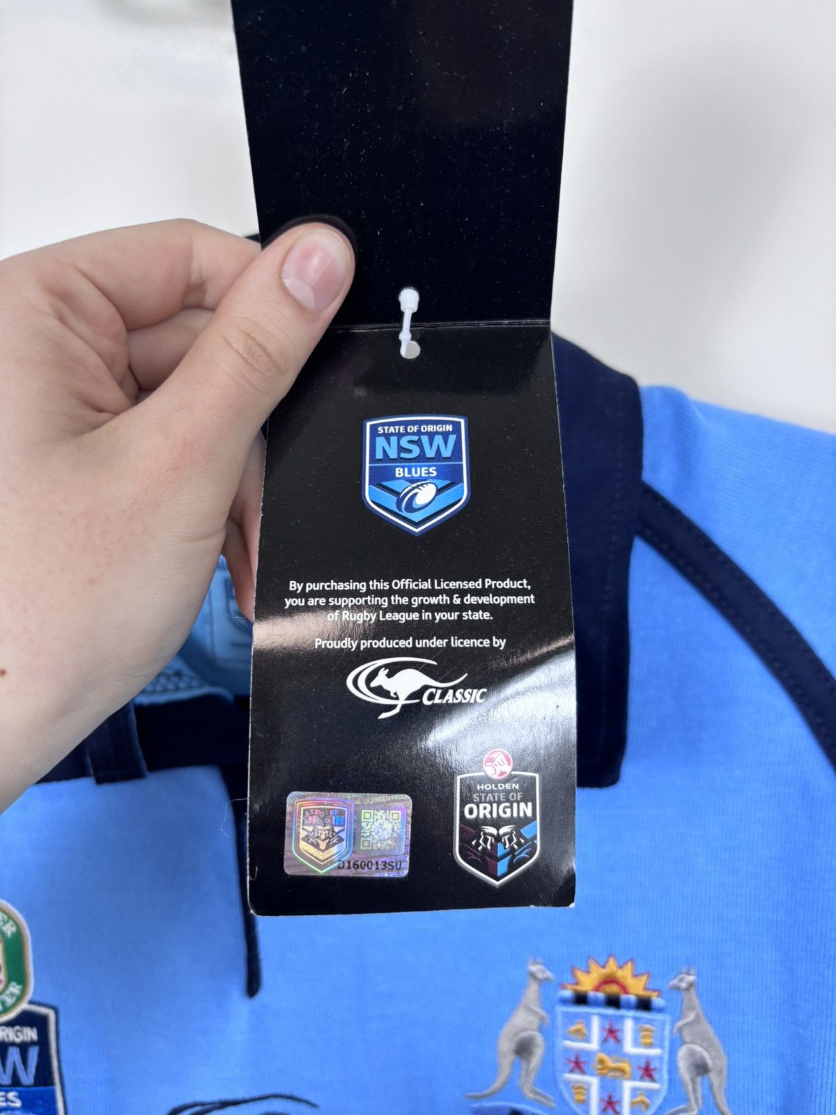 Other NSW New South Wales Blues NWT State Of Origin 2017 Jersey Size US S / EU 44-46 / 1 - 16 Thumbnail