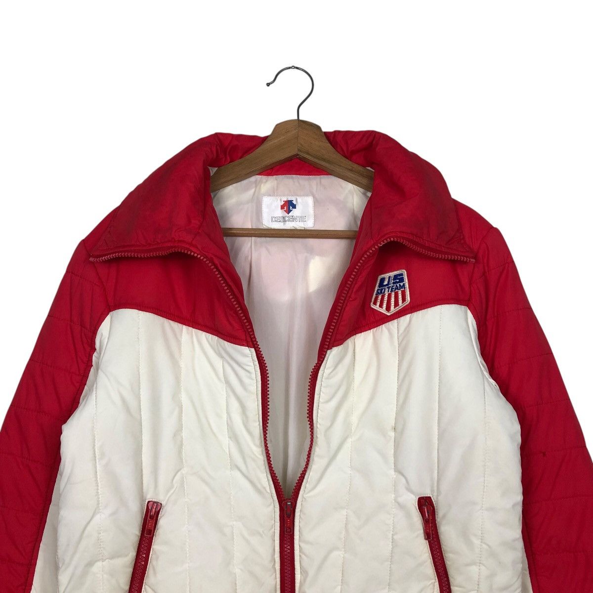 Japanese Brand 📌Vintage Bomber Jacket Us Ski Team Descente Rare Design Size US M / EU 48-50 / 2 - 13 Thumbnail