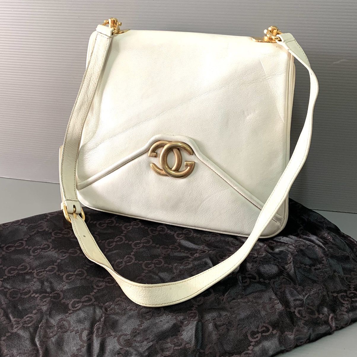 Gucci Gucci GG White Leather Shoulder Limited Bag Size ONE SIZE - 1 Thumbnail
