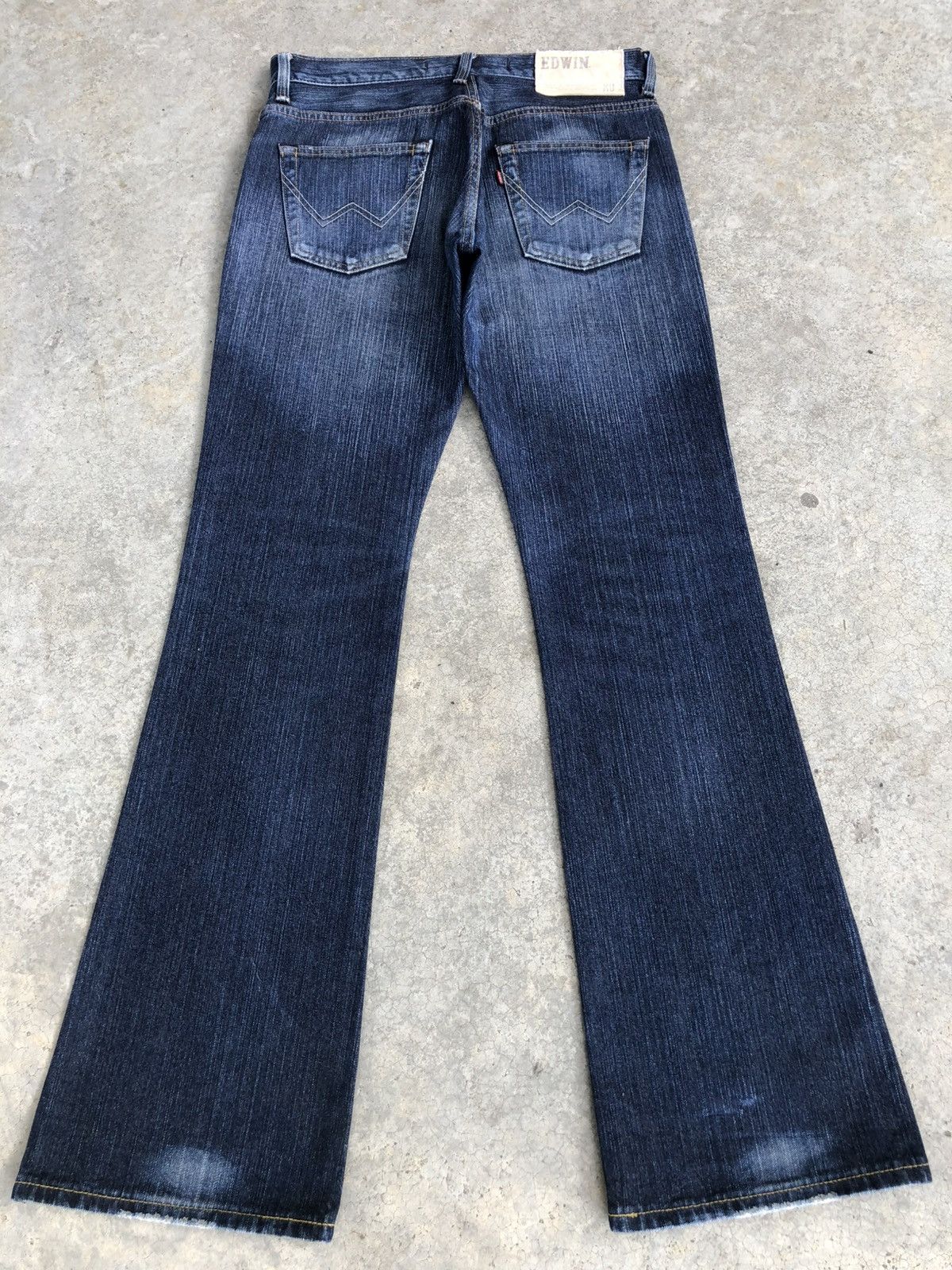 If Six Was Nine Japanese Edwin Exclusive Vintage Flared Jeans Distressed Size US 30 / EU 46 - 2 Thumbnail