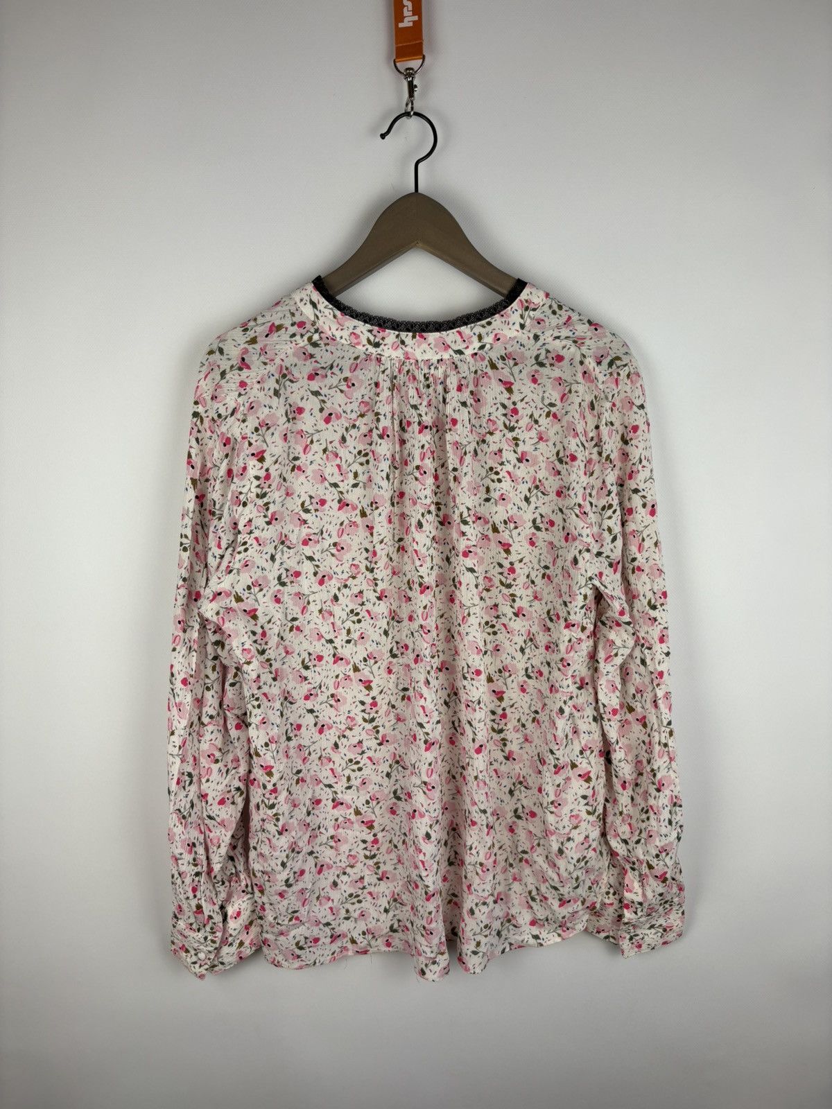 Zadig & Voltaire Zadig & Voltaire Blouse Women's Floral Print Trimmed Blouse Size S / US 4 / IT 40 - 2 Thumbnail