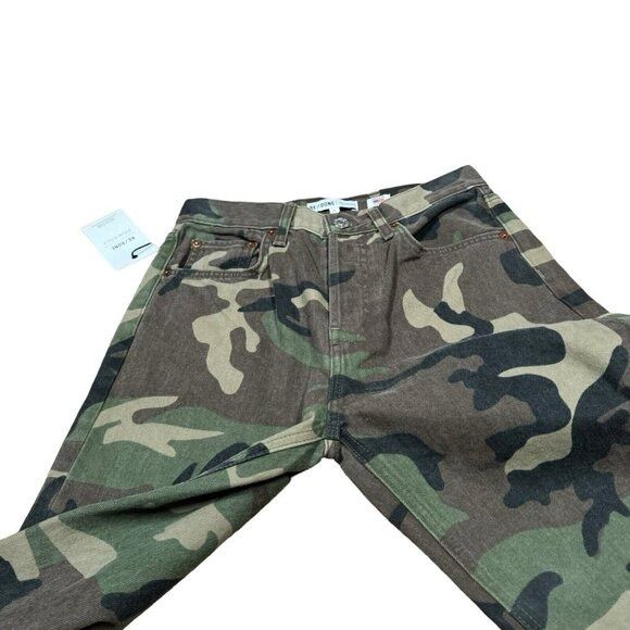 RE/DONE NWT RE/DONE Originals High Rise Stove Pipe Camo Camouflage P Size 26" / US 2 / IT 38 - 4 Thumbnail