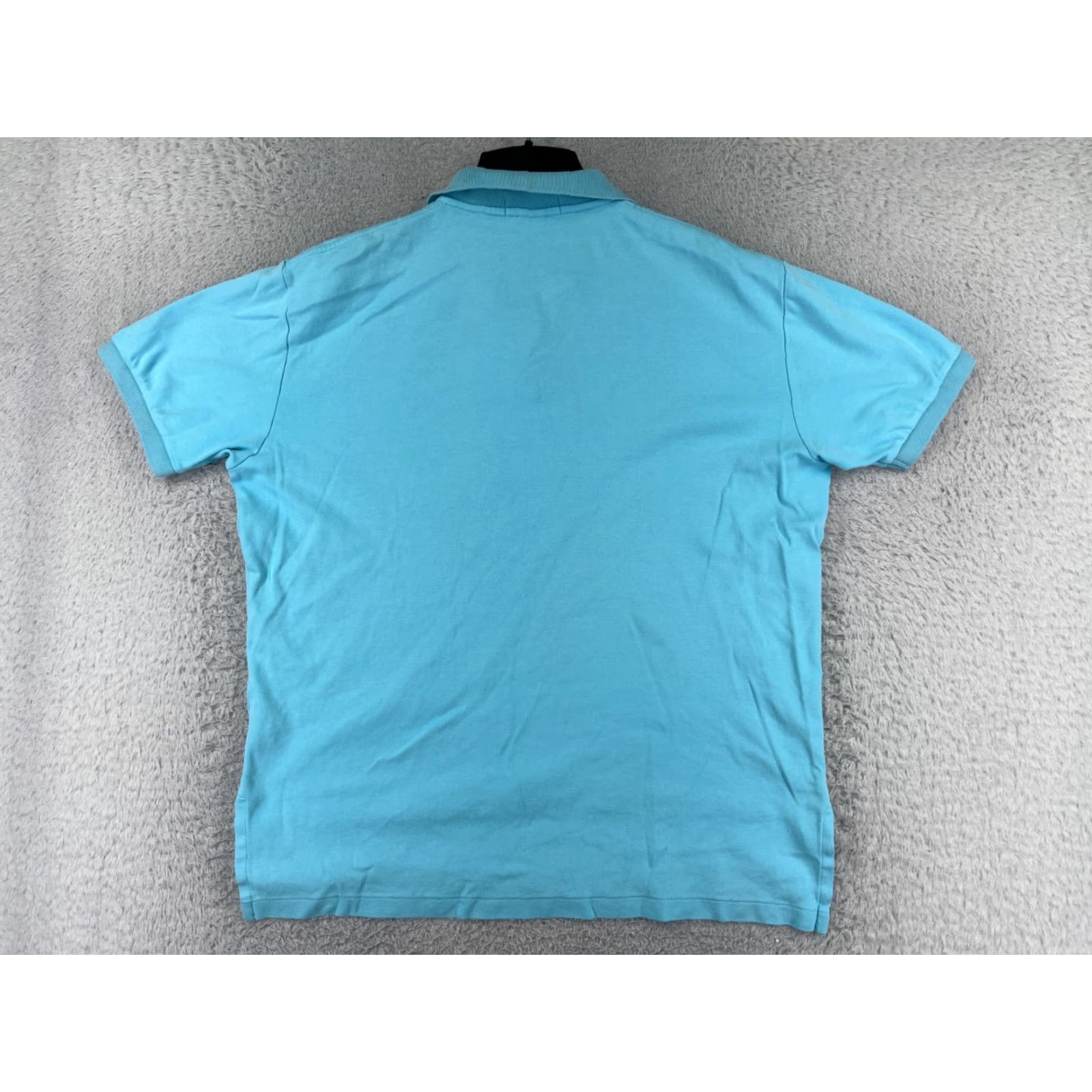 Polo Ralph Lauren VINTAGE Polo Ralph Lauren Shirt Men Large Blue Golf Pony Logo Short Sleeve Cotton Size US L / EU 52-54 / 3 - 2 Thumbnail