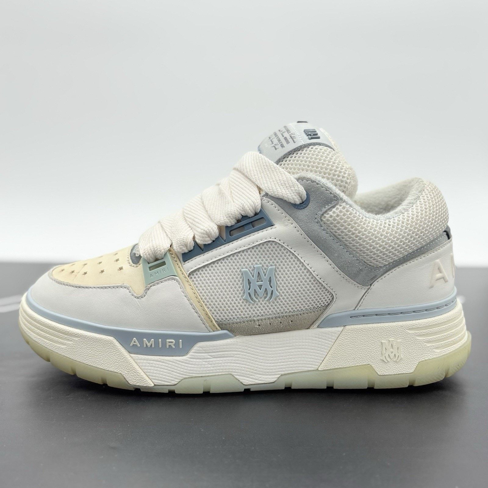 Amiri Size 44 (11 US) Amiri MA-1 ' White Blue ' | GOOD CONDITION! Size US 11 / EU 44 - 8 Thumbnail