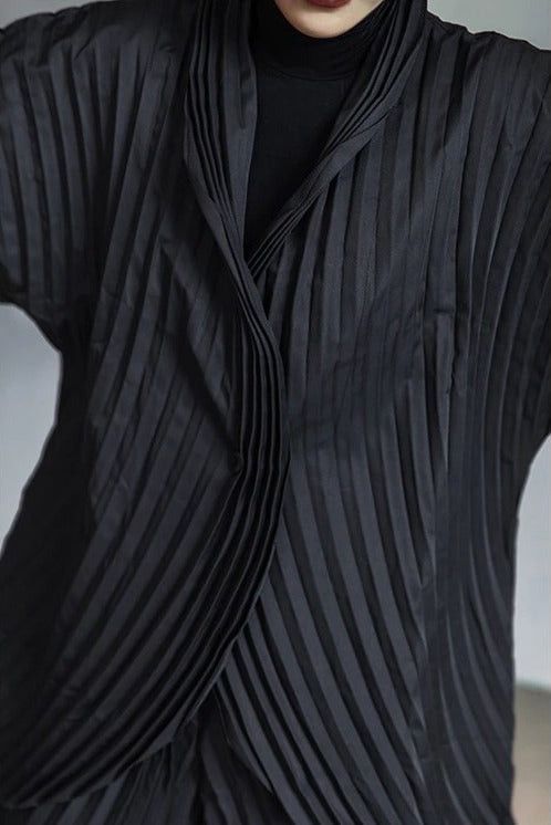 Designer × If Six Was Nine × Pleats Please Issey Miyake Pleated Jacket Designer Neza Collection Size US L / EU 52-54 / 3 - 1 Thumbnail