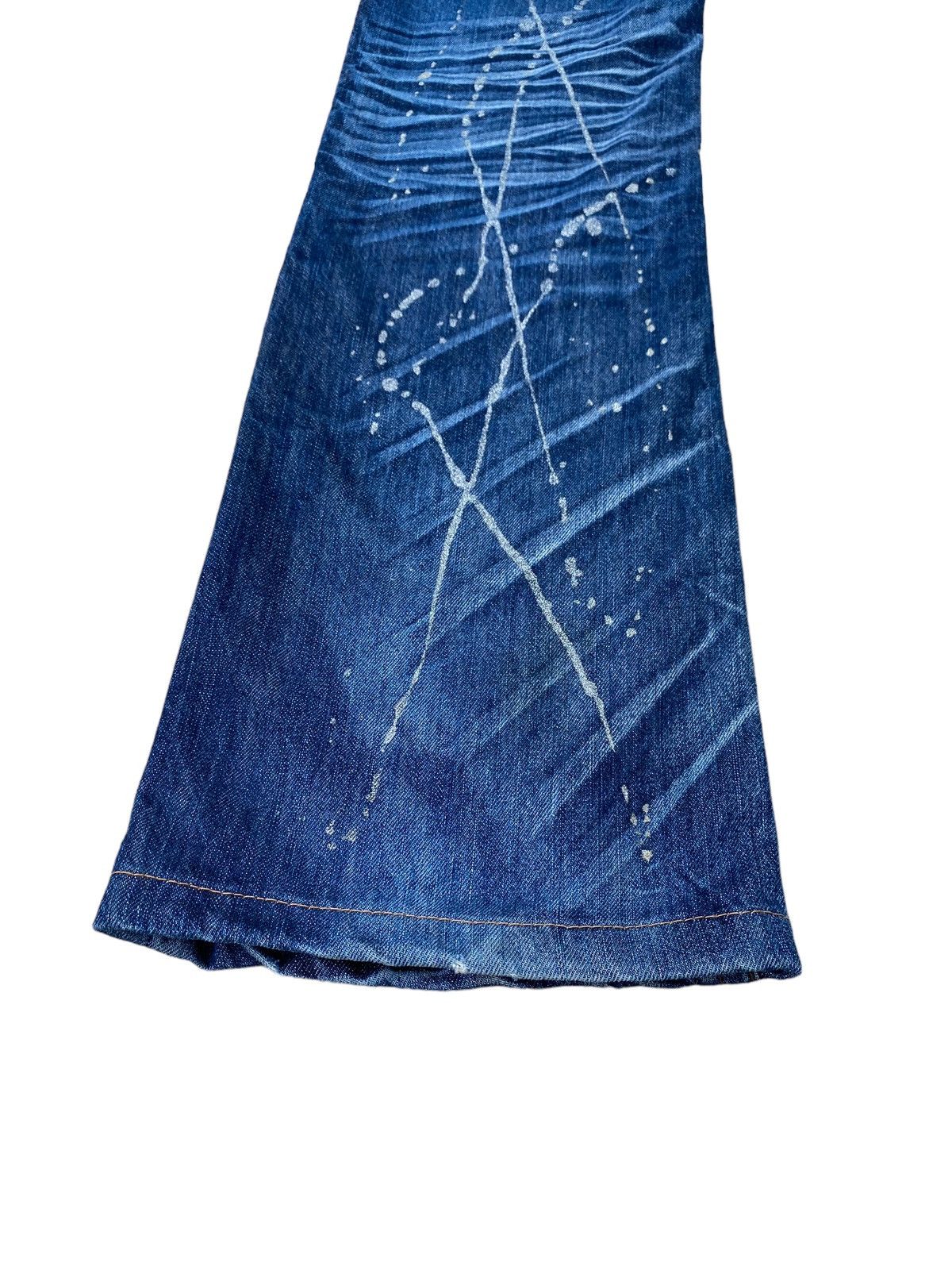 semanticdesign Vintage Semantic Design Paint Splash Flare Pant Size US 30 / EU 46 - 7 Thumbnail