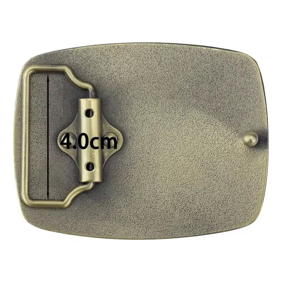 Other Skull Alloy Square Skeleton Belt Buckle Size ONE SIZE - 5 Thumbnail