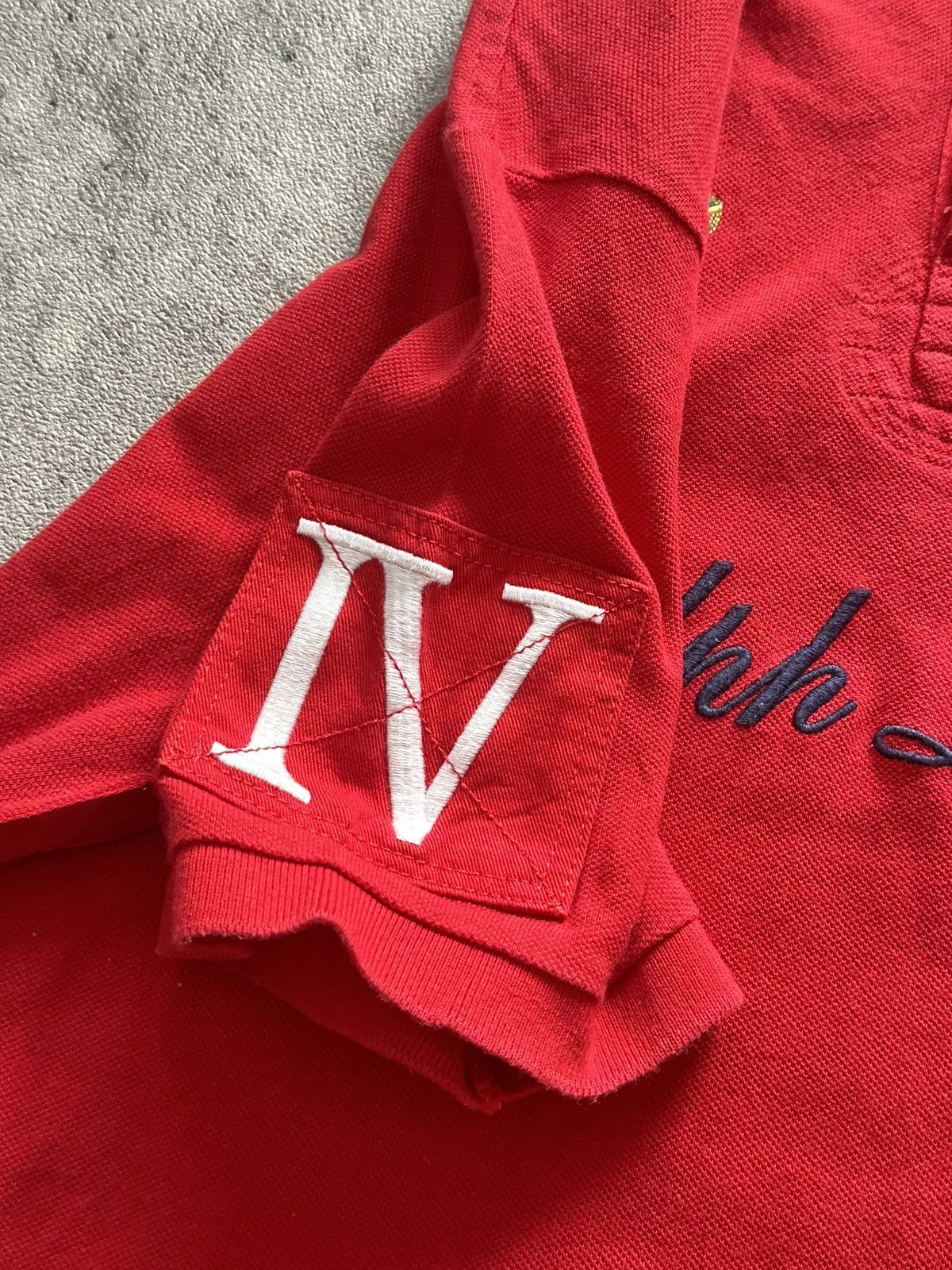 Polo Ralph Lauren 90s Polo Ralph Lauren Crest Big Pony Embroidered Polo Shirt Size US XL / EU 56 / 4 - 7 Thumbnail