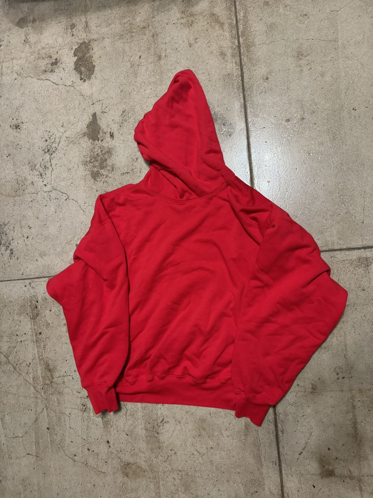 Kanye red hoodie clearance