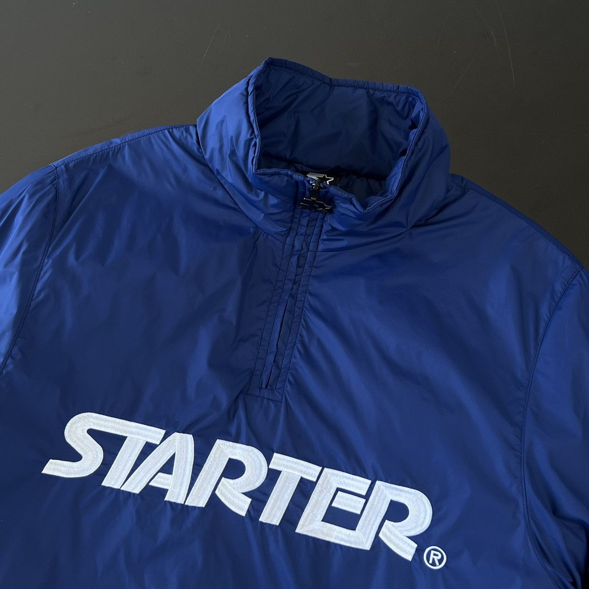 NBA × Starter × Vintage STARTER BLACK LABEL Men's Logo Half Zip Jacket Wind Jacket Size US L / EU 52-54 / 3 - 5 Thumbnail