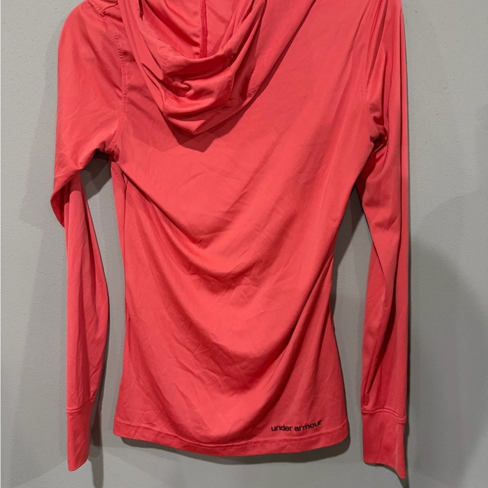 Under Armour Under Armour UA HeatGear Fitted Running Hoodie Pink Sz MD Size M / US 6-8 / IT 42-44 - 2 Thumbnail
