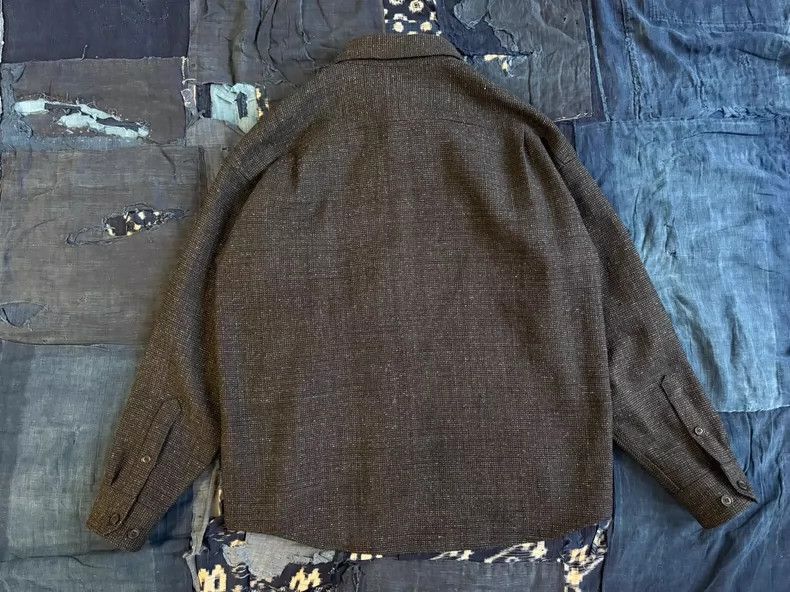 Visvim VISVIM Boomer Shirt Long Sleeve Donegal Black-2506 Size US L / EU 52-54 / 3 - 3 Thumbnail