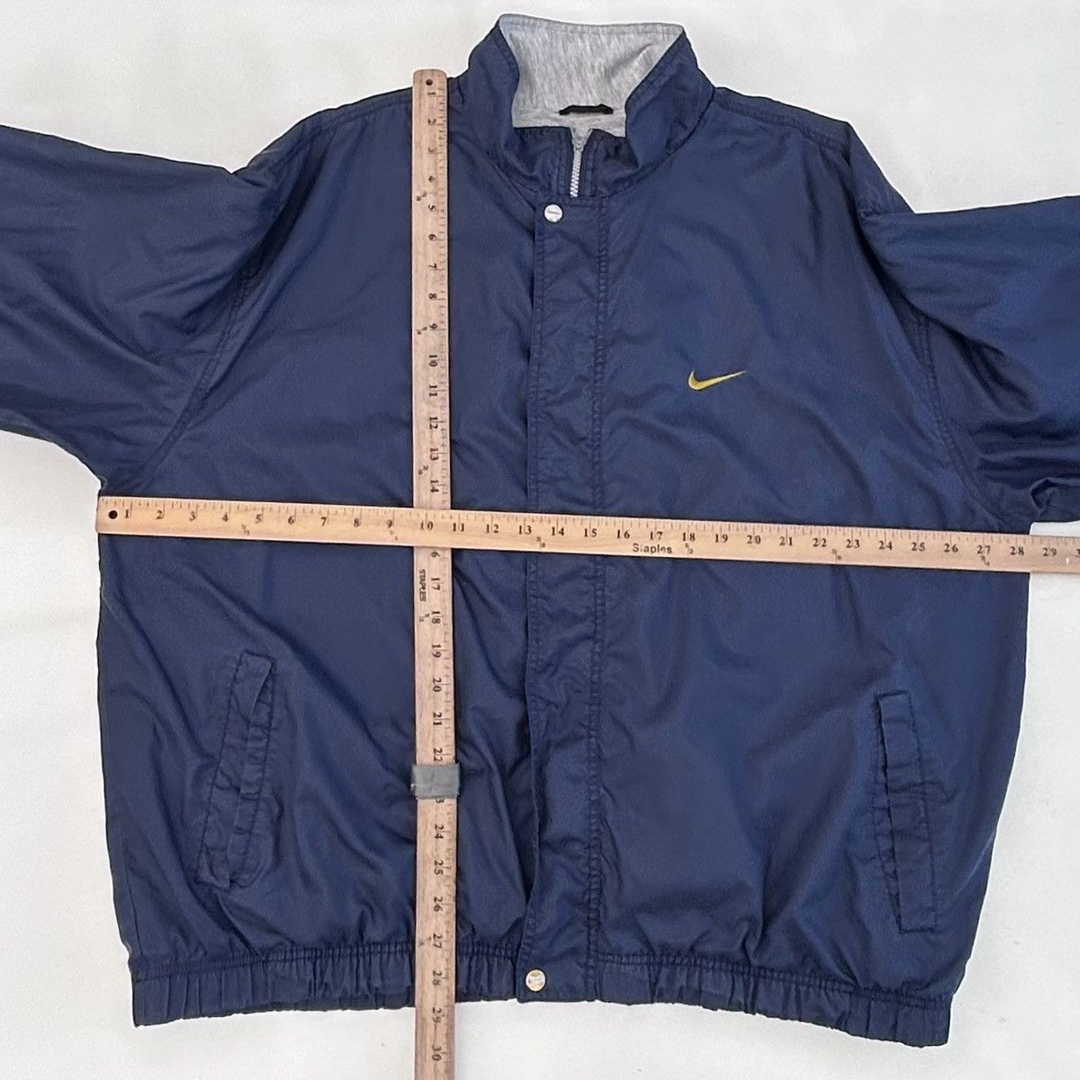Nike Vintage 90’s Nike Full Zip Jacket Size Men’s 2XL Navy Blue Size US XXL / EU 58 / 5 - 3 Thumbnail
