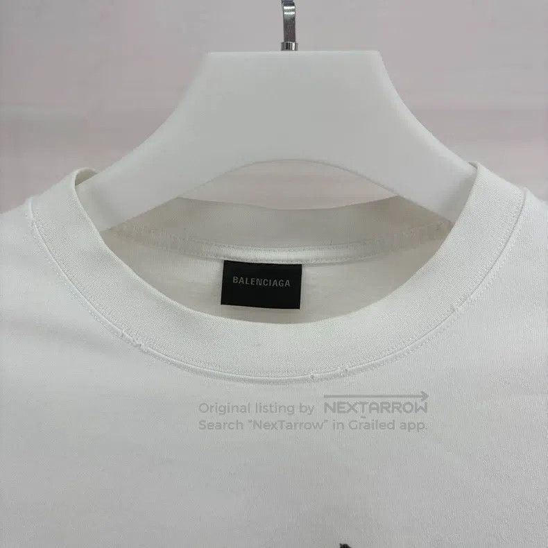 Balenciaga Balenciaga White splatter printed short-sleeve Size US XL / EU 56 / 4 - 3 Thumbnail