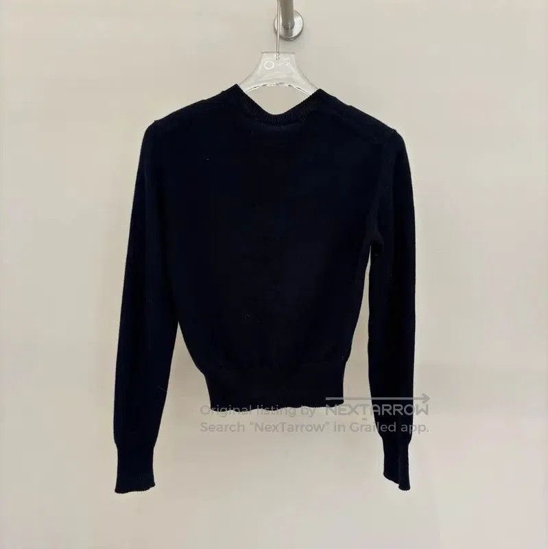 Louis Vuitton Louis Vuitton Black Knit Sweater with Logo . Size XS / US 0-2 / IT 36-38 - 2 Thumbnail