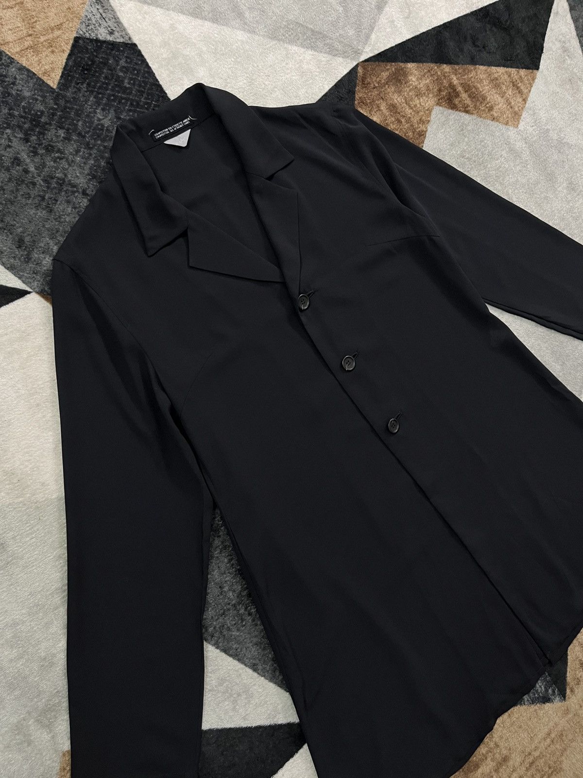 Yohji Yamamoto Ined Yohji Yamamoto Avant Garde Sheer Long Shirt Size US M / EU 48-50 / 2 - 7 Thumbnail
