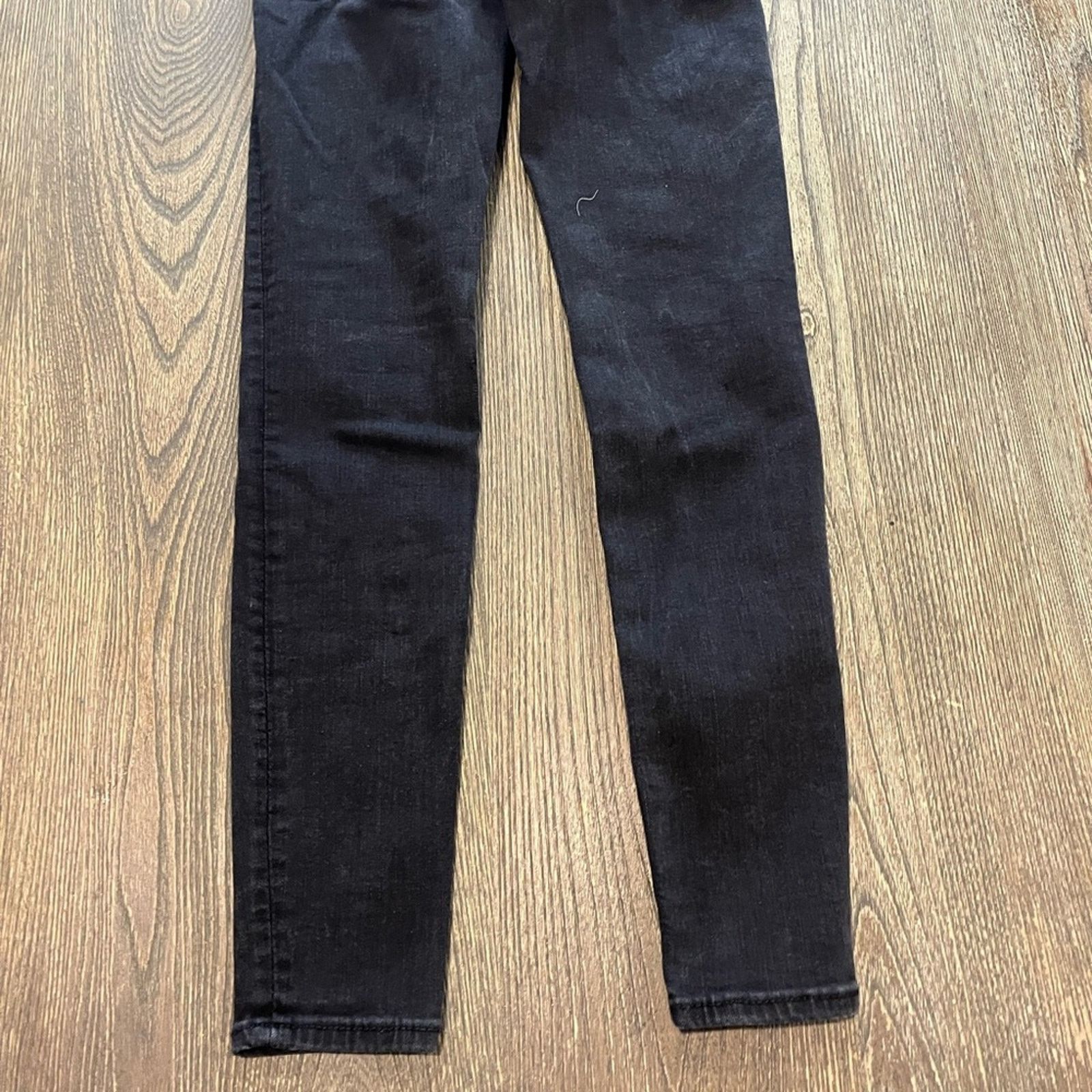 American Eagle Outfitters American Eagle Skinny Jeans High Rise Next Level Black 2 Size 26" / US 2 / IT 38 - 10 Thumbnail