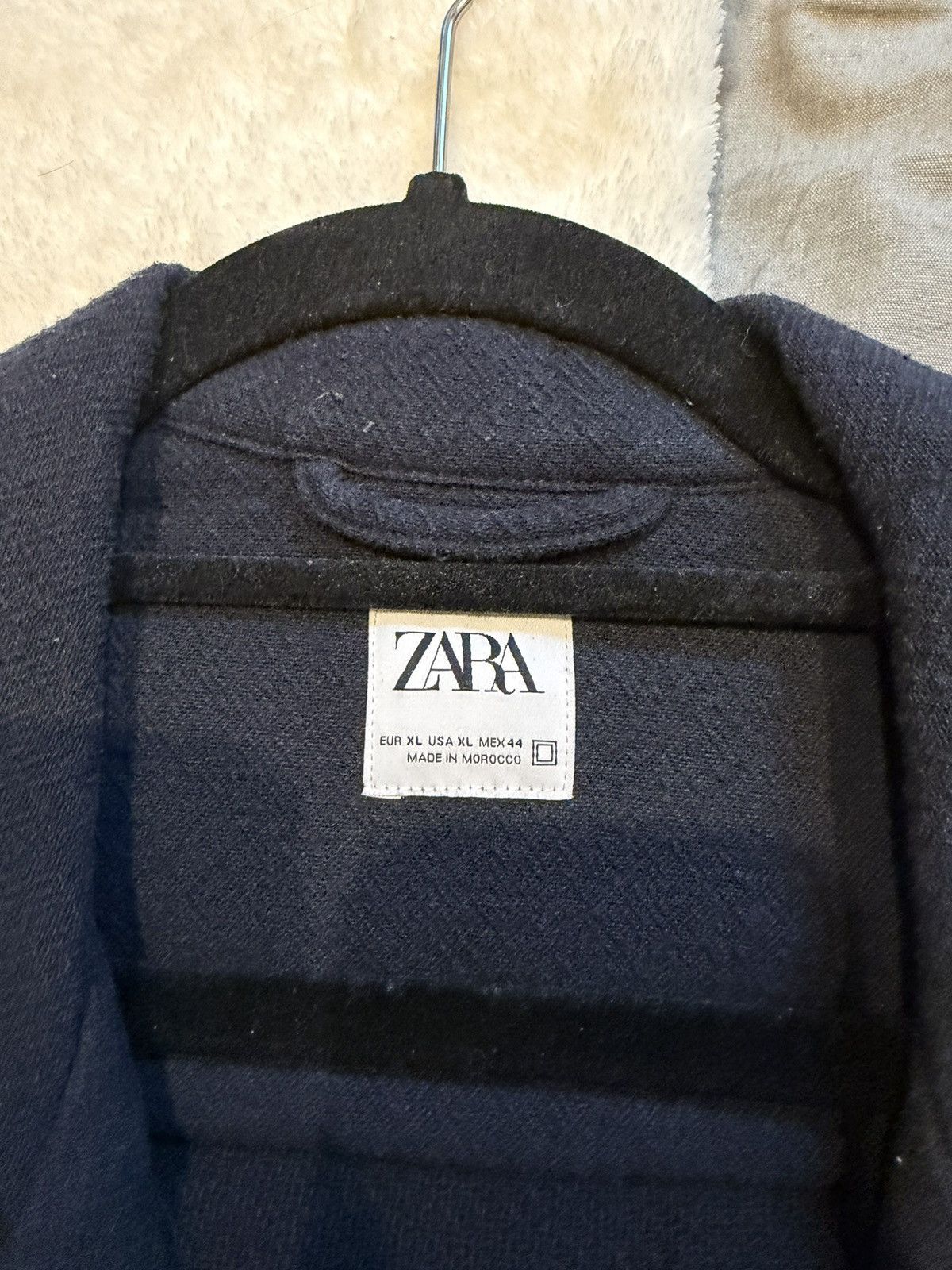 Zara Zara Navy Blue XL Chore Coat Size US XL / EU 56 / 4 - 4 Thumbnail