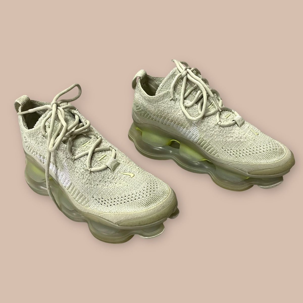 Nike WMNS Nike Air Max Scorpion Flyknit "Olive Aura" Size US 6.5 / IT 36.5 - 6 Thumbnail