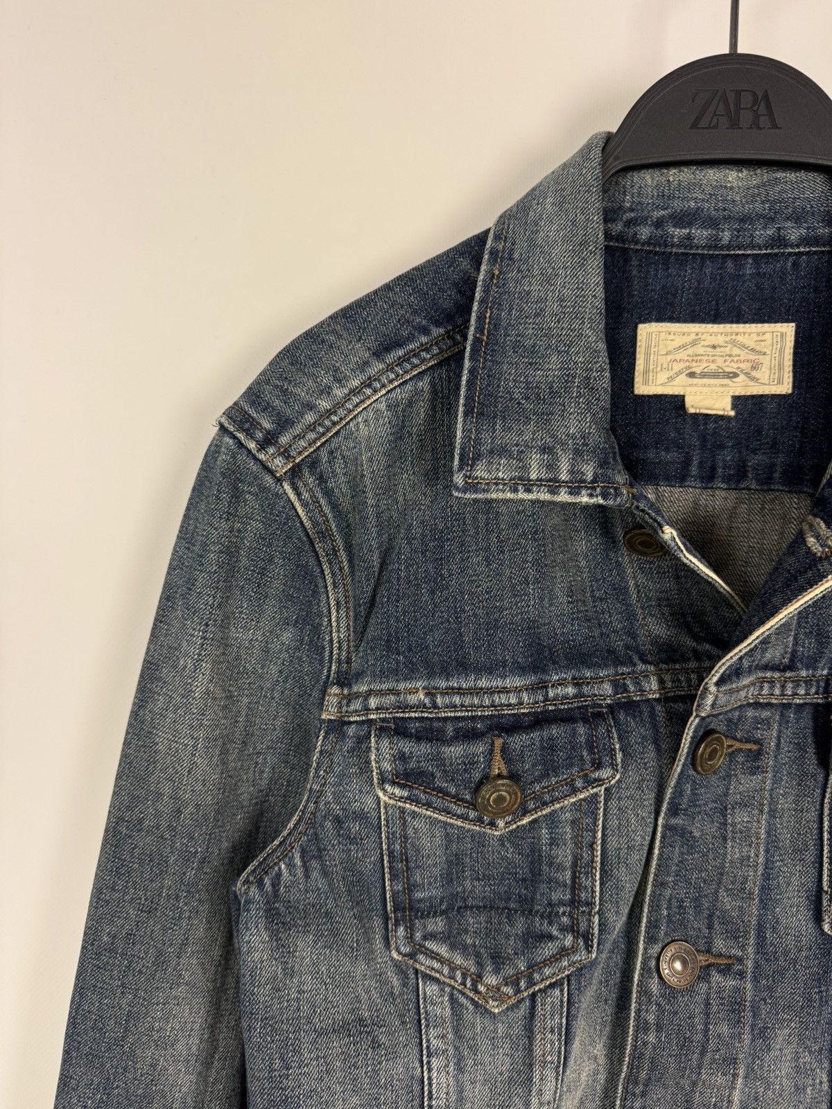 Allsaints AllSaints Japanese Fabric Bloomsbury Denim Selvage Jacket Size US S / EU 44-46 / 1 - 9 Thumbnail