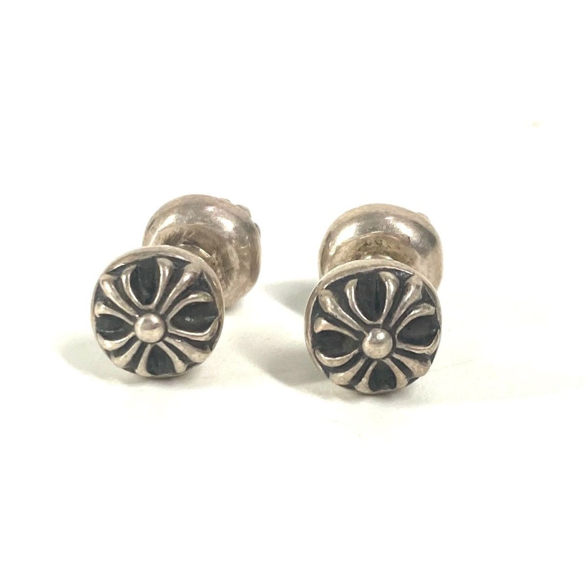Chrome Hearts CHROME HEARTS Dumbbells Cufflinks in Silver Size ONE SIZE - 4 Thumbnail