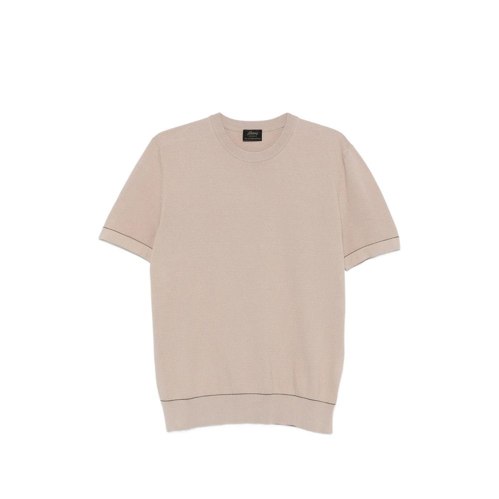 Brioni Brioni NEUTRALS T-Shirts & Vests - T-Shirts Size US XL / EU 56 / 4 - 1 Thumbnail