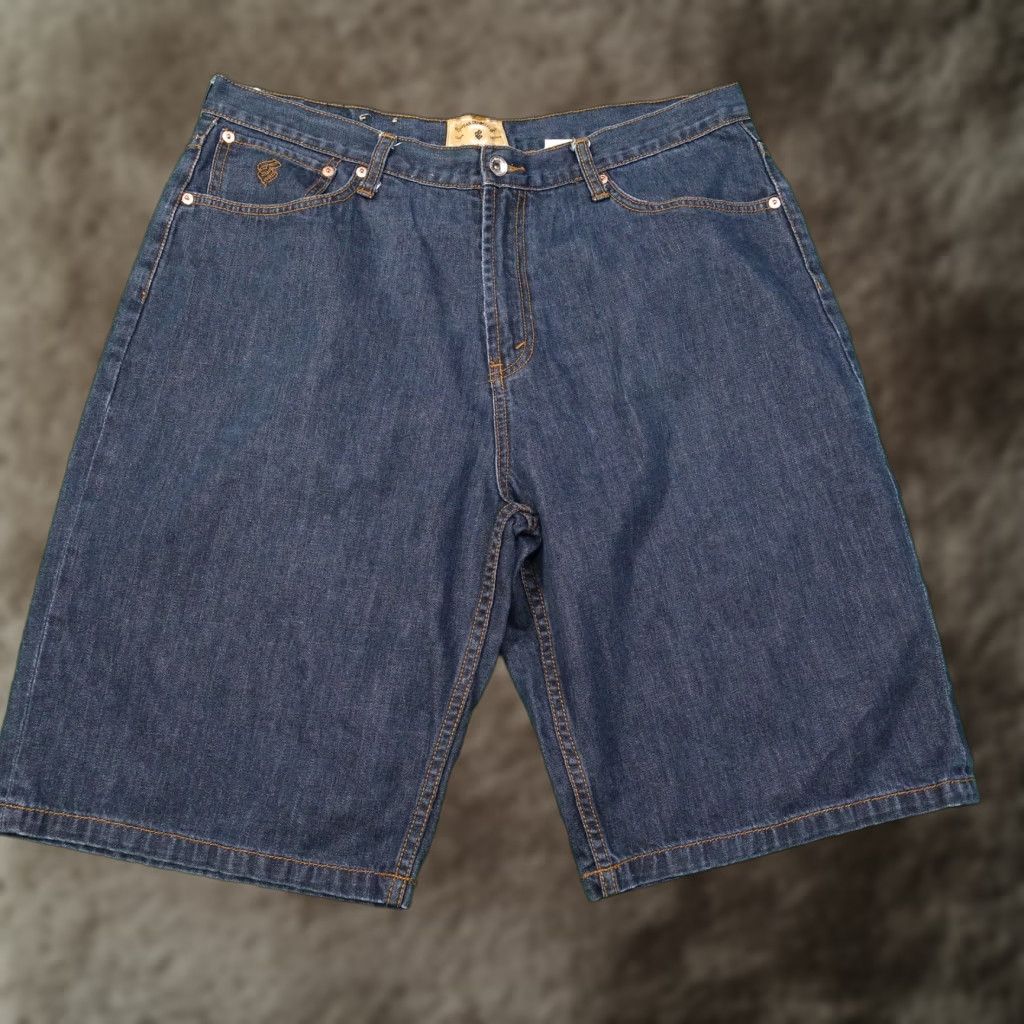 Rocawear VINTAGE Rocawear Denim Company HipHop 00s Y2K Jean Shorts Mens SZ 38 Blue 12in Inseam Size US 38 / EU 54 - 1 Thumbnail