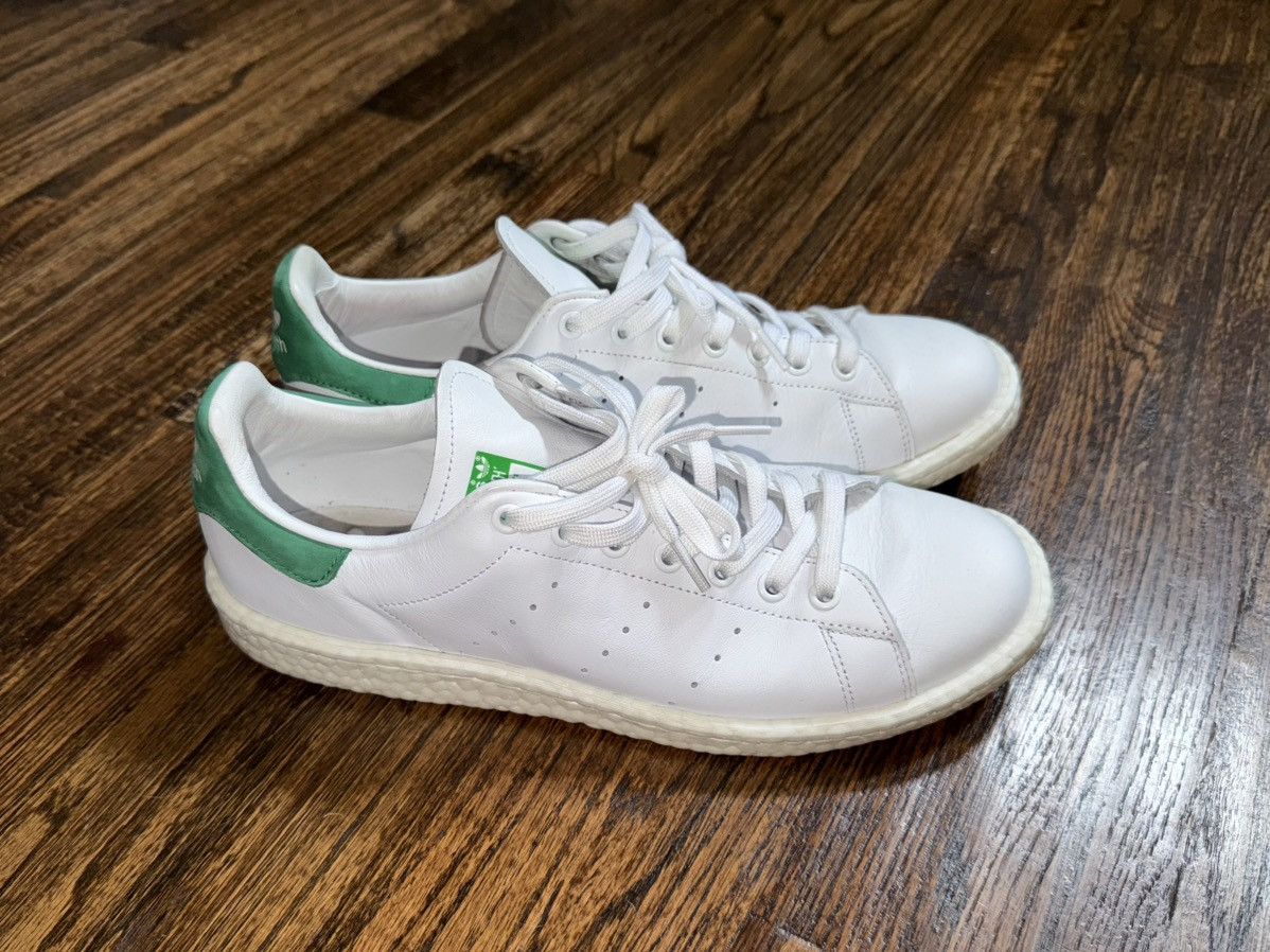 Adidas Stan Smith Boost Leather Size 11 White/green Shoes, Men's
