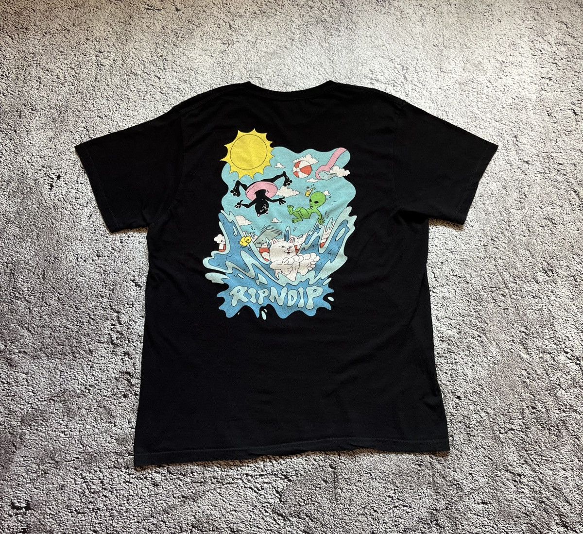RIPNDIP Ripndip Summer Pool Party Graphic T-Shirt Size L Size US L / EU 52-54 / 3 - 2 Thumbnail