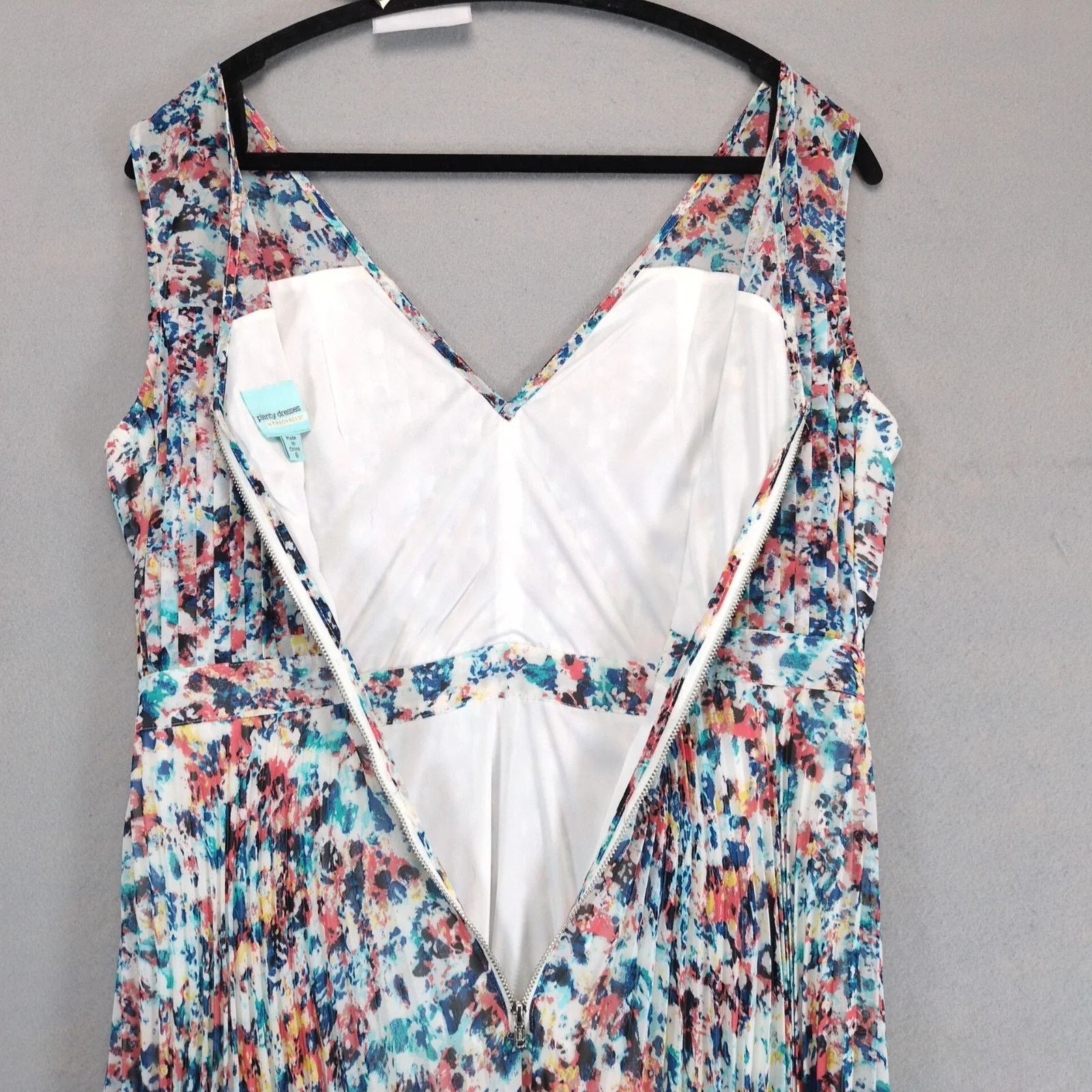 Plenty by Tracy Reese Morgan Pleated High-Low Dress Sz 6