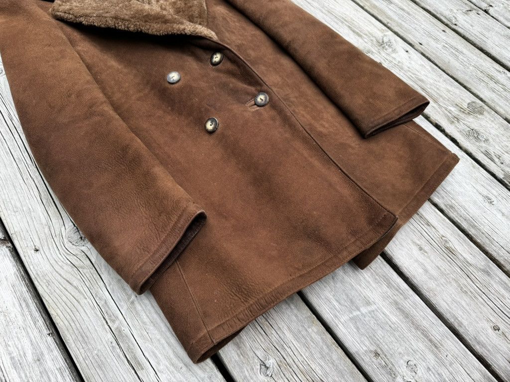 Vintage 1970s Sawyer of Napa Sheepskin Shearling Coat Size XL / US 12-14 / IT 48-50 - 3 Thumbnail
