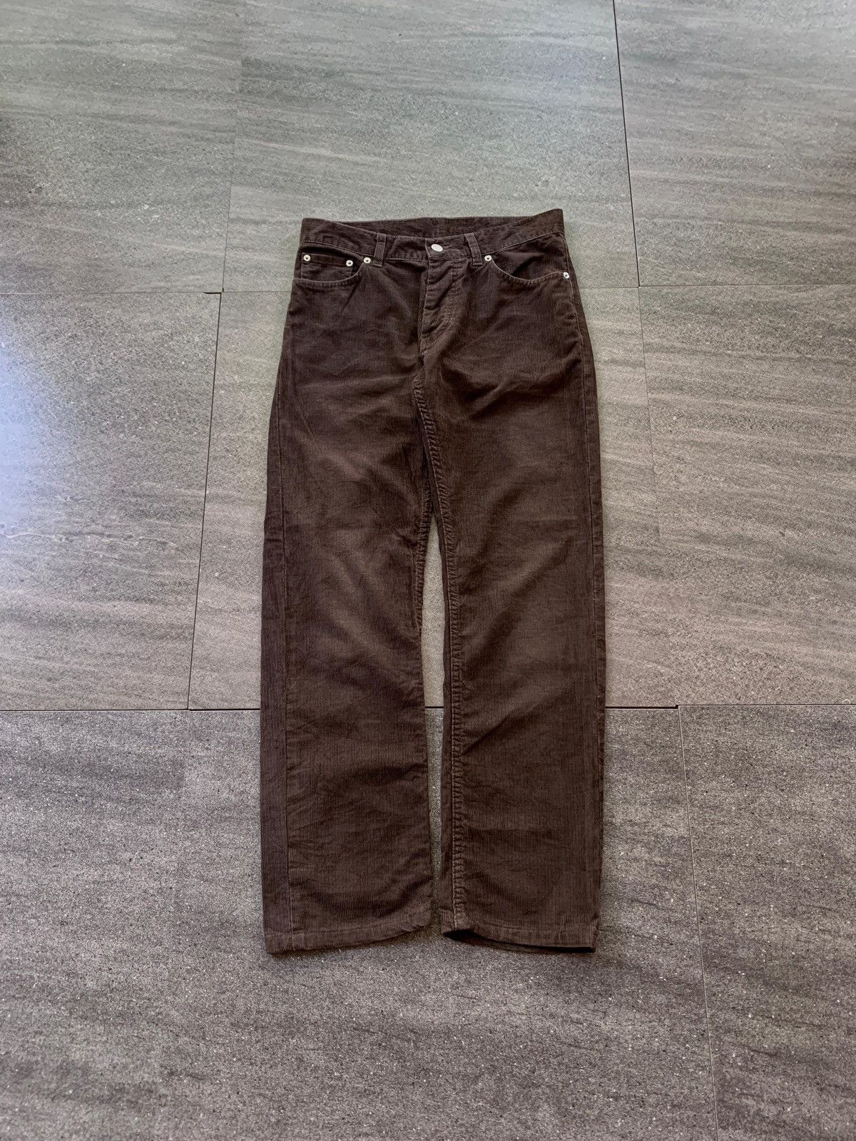 Helmut Lang FREE TAX! 2000s Corduroy Classic Cut Pants Size US 30 / EU 46 - 1 Thumbnail