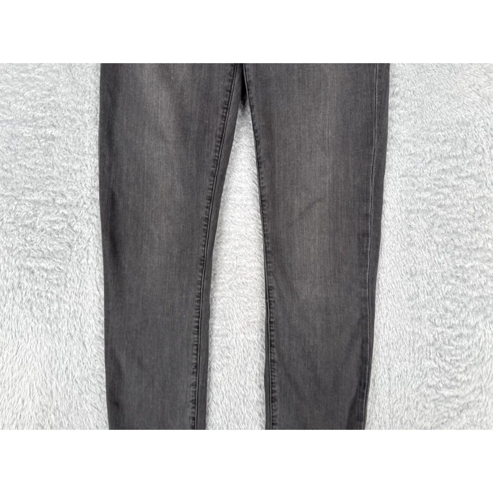 Madewell Madewell Jeans Women Black 26x27 10" High Rise Skinny Denim Cotton Blend 26 27 Size 26" / US 2 / IT 38 - 3 Thumbnail