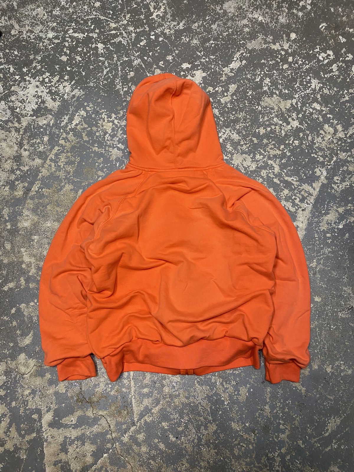 Japanese Brand × Vintage Vintage Sports Afield Orange Waffle Thermal Zip Hoodie Size US S / EU 44-46 / 1 - 6 Thumbnail