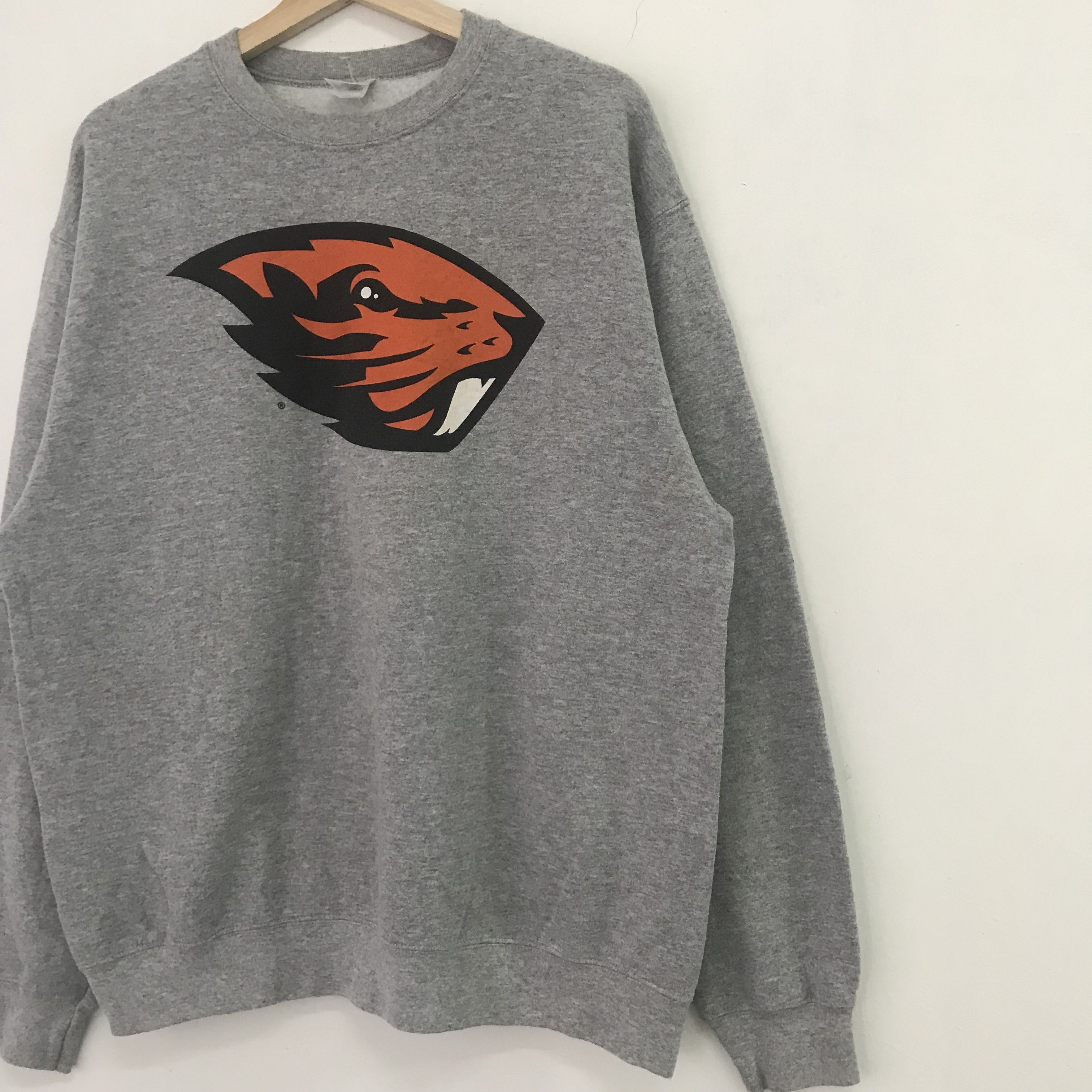 NCAA Vintage Oregon State University Gray Sweatshirt Large - 320 Size US L / EU 52-54 / 3 - 3 Thumbnail