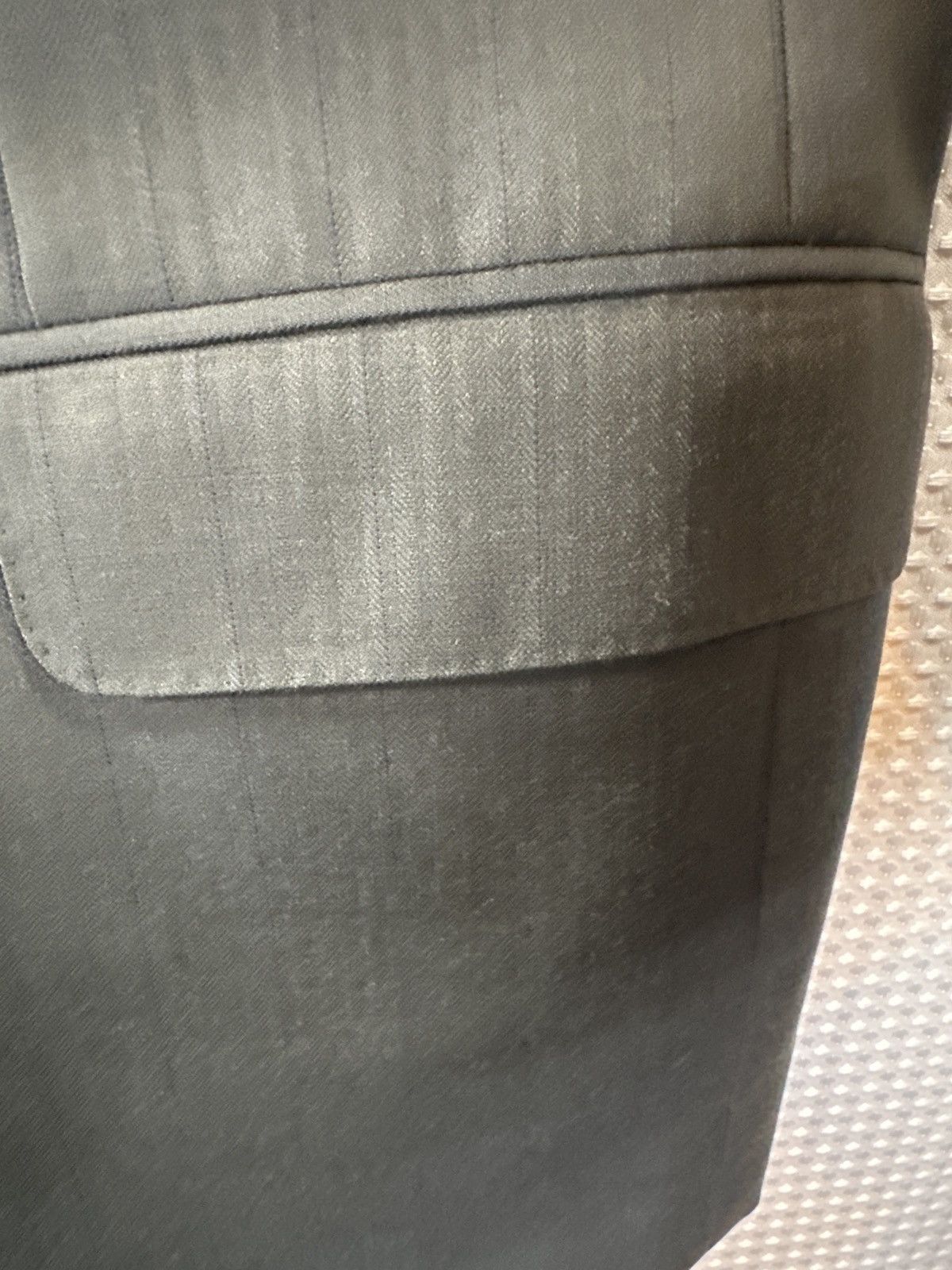 Canali Canali Milano Dark Green Wool Suit Size 44R - 3 Thumbnail