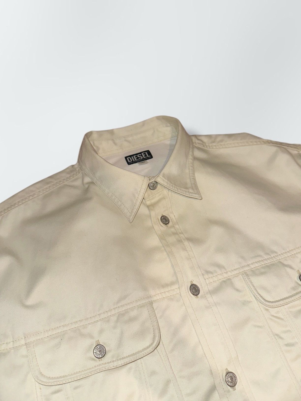 Diesel Diesel Over Shirt - Cream Size US XL / EU 56 / 4 - 3 Thumbnail