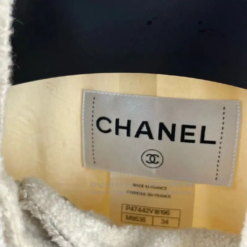 Chanel Chanel Cream Wool Women's Cardigan . Size XS / US 0-2 / IT 36-38 - 5 Thumbnail
